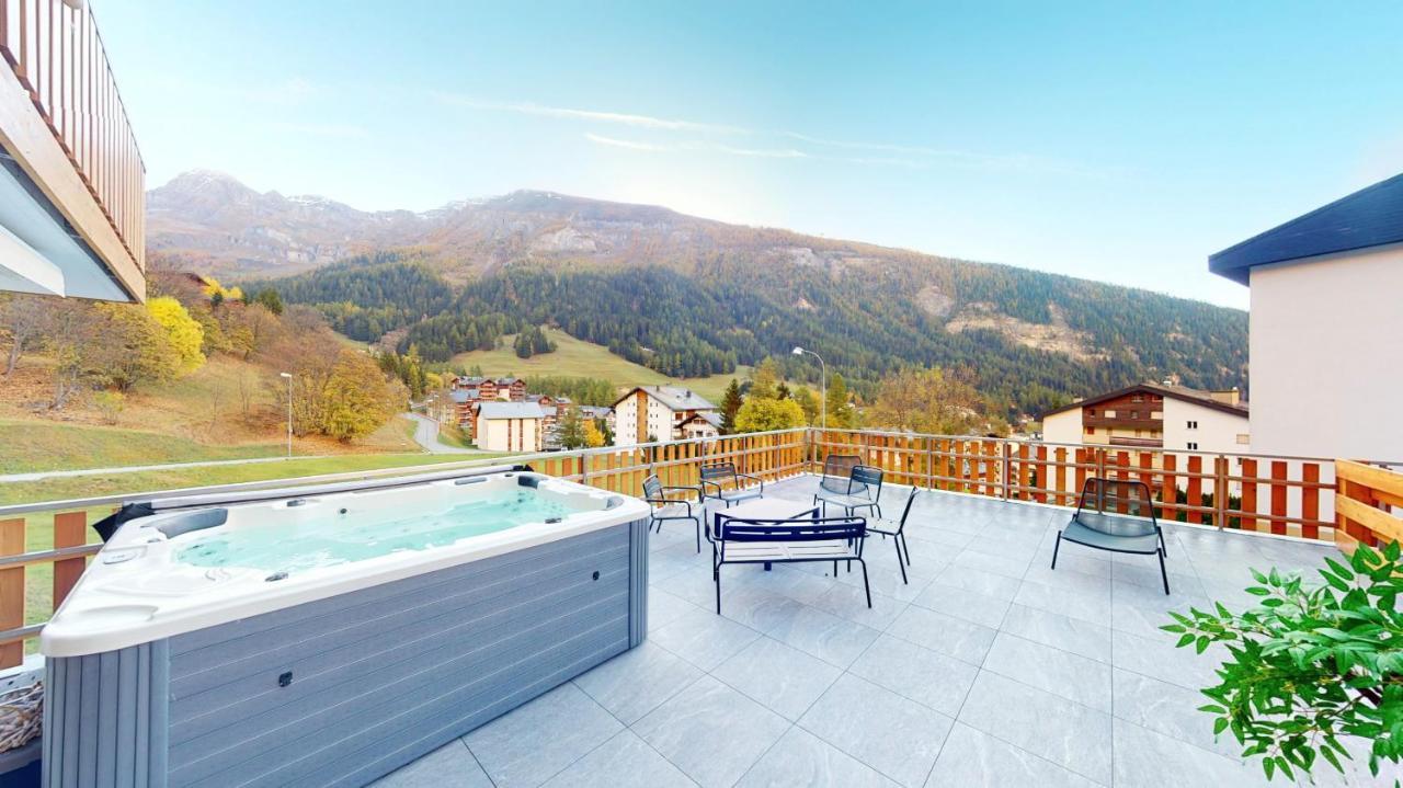 Spacious - Beautiful Terrace With View Apartment Leukerbad
