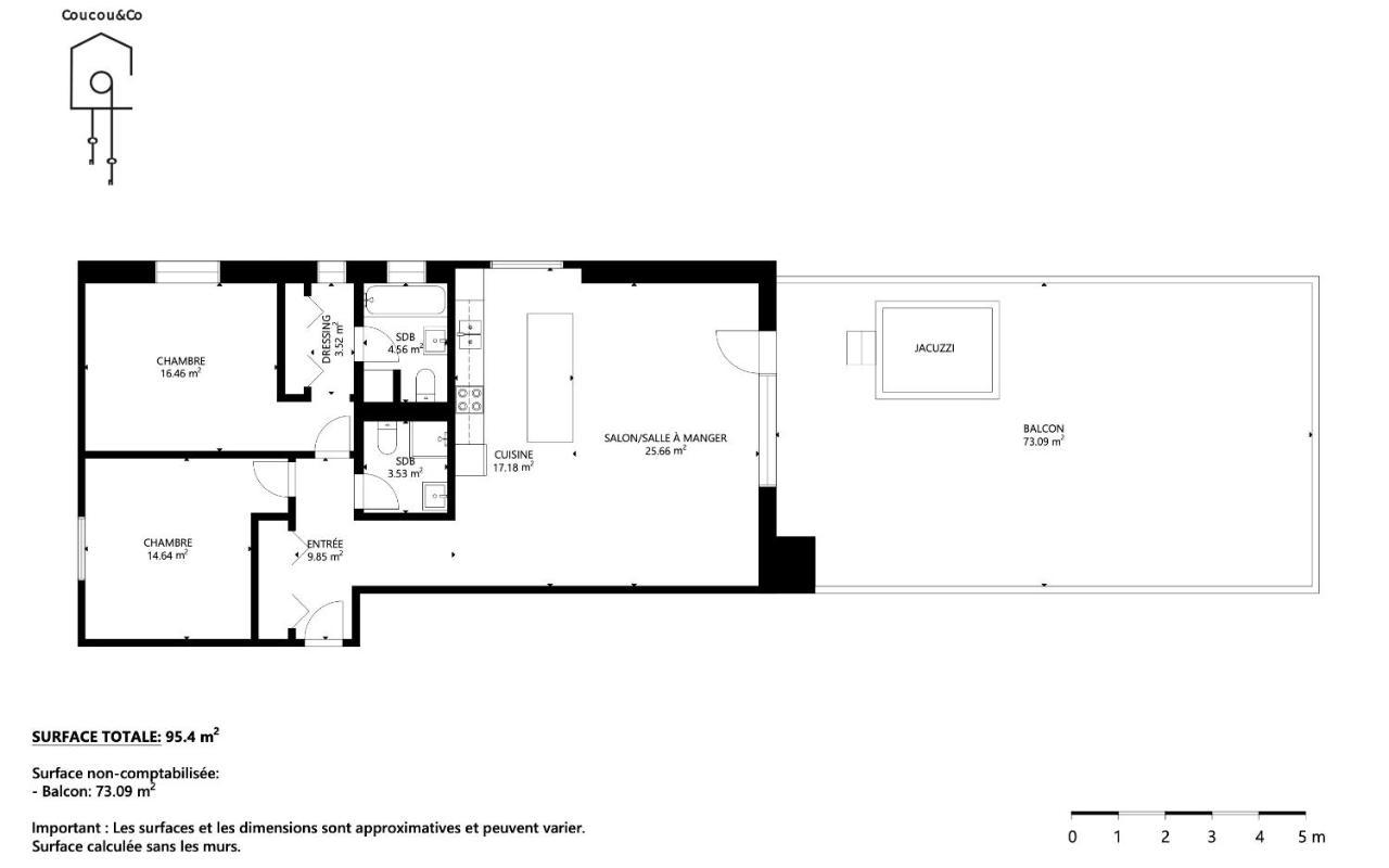 Spacious - Beautiful Terrace With View